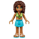 LEGO Andrea con Verde Bikini Parte superior Minifigura