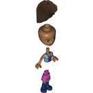 LEGO Andrea with Light Blue Vest and Magenta Skirt Minifigure