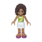 LEGO Andrea with Lime Music Top and Aqua Skirt Minifigure