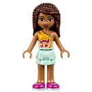 LEGO Andrea with Orange Top with Music Symbols Minifigure