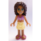 LEGO Andrea con Rosa Bikini Parte superior Minifigura