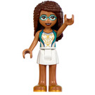 LEGO Andrea con Bianco e Gold Vestito Minifigure