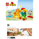 LEGO Animal Train Set 10412 Instructions