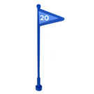 LEGO Antenne 1 x 8 met Vlag met '20' Sticker (30322)