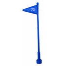 LEGO Antenna 1 x 8 with Flag with "75" Sticker (30322)
