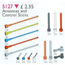 LEGO Antennas and Control Sticks Set 5127