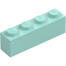 LEGO Aqua Steen 1 x 4 (3010 / 6146)