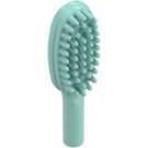 LEGO Aguamarina Hairbrush con mango corto (10 mm) (3852)