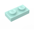 LEGO Aqua Plate 1 x 2 (3023 / 28653)