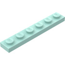 LEGO Aqua assiette 1 x 6 (3666)