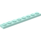 LEGO Aqua Plate 1 x 8 (3460)