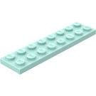 LEGO Aqua Plate 2 x 8 (3034)