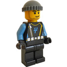 LEGO Akva Raider med Grå Strikket Kasket Minifigur