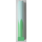 LEGO Aqua Support 2 x 2 x 11 Solid Pillar with Marbled Bright Green Pattern (6168 / 53704)