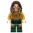 LEGO Aquaman z Dark brązowy Długie włosy I Ciemnozielony Nogi Minifigurka