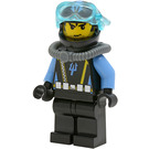 LEGO Aquaraider Diver with Black Hair Minifigure