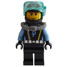 LEGO Aquaraider Diver with Cheek Lines Minifigure