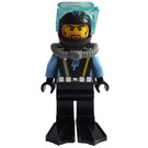 LEGO Aquaraider Diver with Flippers and Beard Minifigure