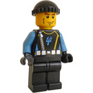 LEGO Aquazone Diver jossa Musta Neulottu Lippalakki Minihahmo