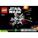 LEGO ARC-170 Starfighter Microfighter 75072 Byggeinstruksjoner