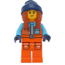 LEGO Arktis Explorer - Beanie med Hår Minifigur