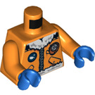 LEGO Arctic Explorer, Male mit Orange Goggles Minifig Torso (76382 / 88585)