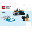 LEGO Arctic Explorer Snowmobile 60376 Instrukcje