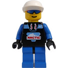 LEGO Arctic Male mit Blau Outfit und Weiß Deckel Minifigur