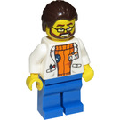 LEGO Arktis Scientist mit Brille und Bart Minifigur