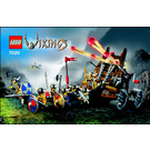 LEGO Army of Vikings with Heavy Artillery Wagon Set 7020 Instructions