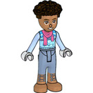 LEGO Aron (Aaron) with Coral Scarf Minifigure