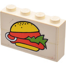 레고 Assembly with Hamburger Sticker