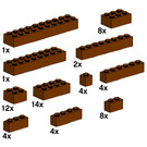LEGO Assorted Brown Bricks 10147