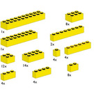 LEGO Assorted Gelb Bricks 10010