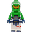 LEGO Astronaut - Leuchtendes Grün Weltraum Anzug Minifigur