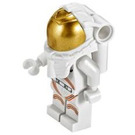 LEGO Astronaut in White Space Suit with Gold Visor Minifigure