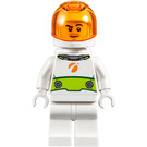 LEGO Astronaut i Hvit Space Drakt med Lime Grønn Belte Minifigur