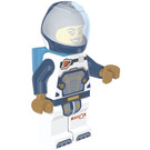 LEGO Astronaut med Dark Blå Rymdhjälm och Jet Pack Minifigur