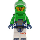 LEGO Astronaut mit Grün Weltraum Anzug und Smiling Gesicht Minifigur