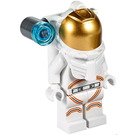 LEGO Astronaut med Ljus Stråle på Hjälm Minifigur