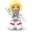LEGO Astronaut with White Spacesuit  Duplo Figure