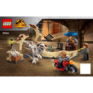 LEGO Atrociraptor Dinosaur: Bike Chase 76945 Ohjeet