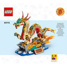 LEGO Auspicious Dragon Set 80112 Instructions