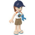 LEGO Autumn with Tent Top and Cap Minifigure