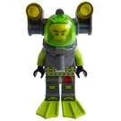 LEGO Axel with Lime Flippers and Vertical Lights Minifigure