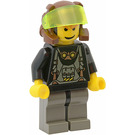 LEGO Axel con Transparente Neon Verde Visera Minifigura