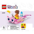 LEGO Axolotl Adventure Boat Set 42681 Instructions