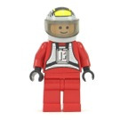 LEGO B-wing Pilot with Medium Stone Gray Helmet  Minifigure