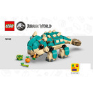 LEGO De bébé Bumpy: Ankylosaurus 76962 Instructions