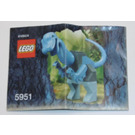 LEGO Baby Iguanodon Set 5951 Instructions